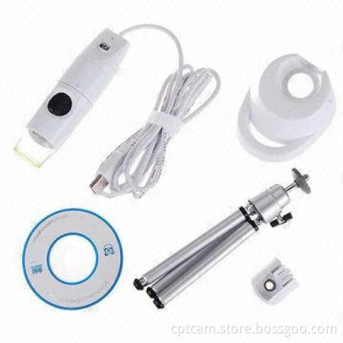 230x USB Digital Microscope Endoscope Camera with 8 LEDs Zoom and Dock Stand